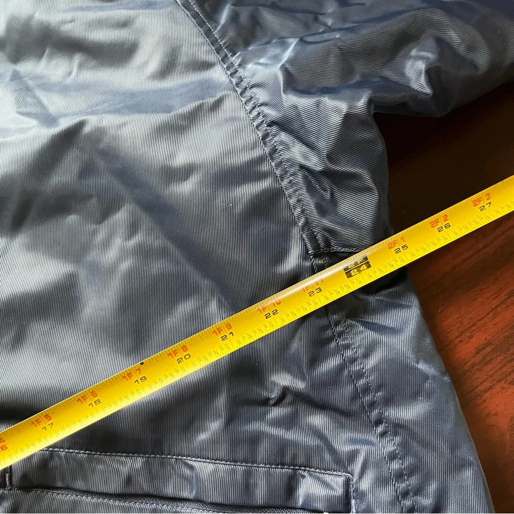 Vintage Nike Windbreaker Jacket White Tag Mesh Lined Full Zip Size Large Blue - Picture 4 of 4